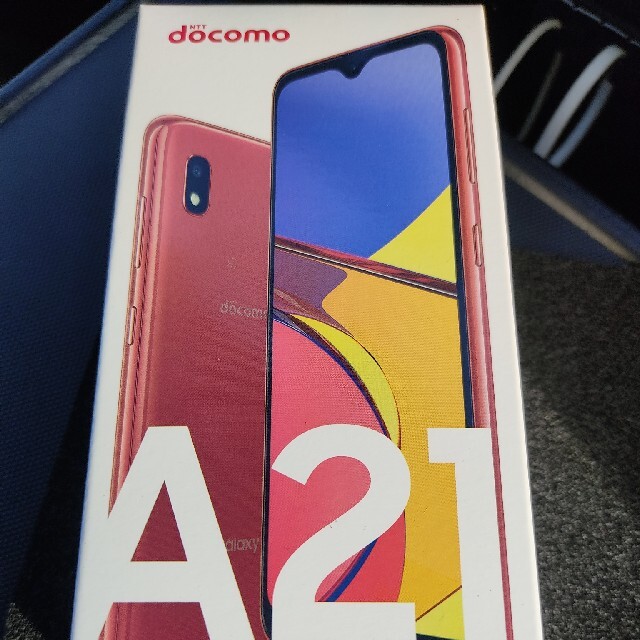 Galaxy(ギャラクシー)のGalaxy　A21 docomo　red　SIMフリー スマホ/家電/カメラのスマートフォン/携帯電話(スマートフォン本体)の商品写真