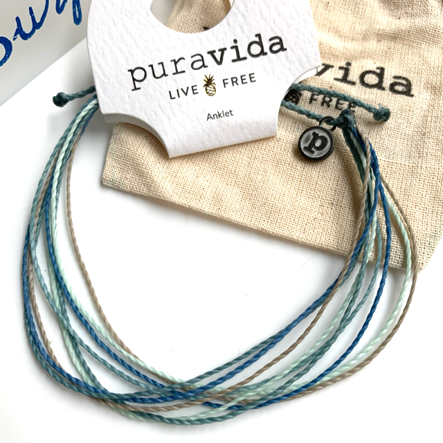 Pura Vida Puravida☆ アンクレット 《April Showers》の通販 by Surf Break ☆|プラヴィダならラクマ Puravida☆アンクレット