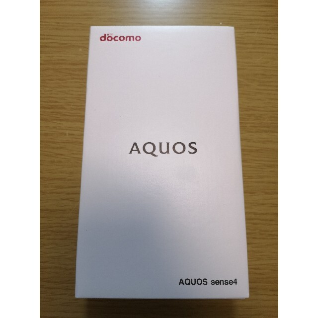 【SIMフリー/新品未通電】AQUOS sense4 SH-41A   スマホ/家電/カメラのスマートフォン/携帯電話(スマートフォン本体)の商品写真