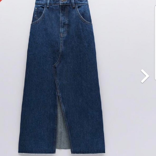 ZARA(ザラ)のZARA ミディ丈 デニム スカート レディースのスカート(ロングスカート)の商品写真