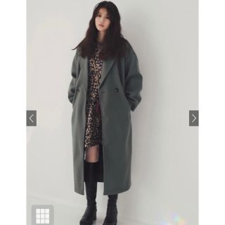 グレイル(GRL)のサイドスリットロングテーラードコート　ロングコート　グレイル　GRL(ロングコート)