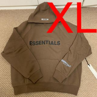 フィアオブゴッド(FEAR OF GOD)のXL FOG Essentials Pullover 新作 パーカー ブラウン(パーカー)