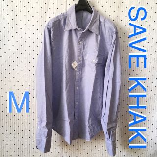 ロンハーマン(Ron Herman)のSAVEKHAKI セーブカーキ　バーニーズ　US限定　コットン　シャツ　M(シャツ)