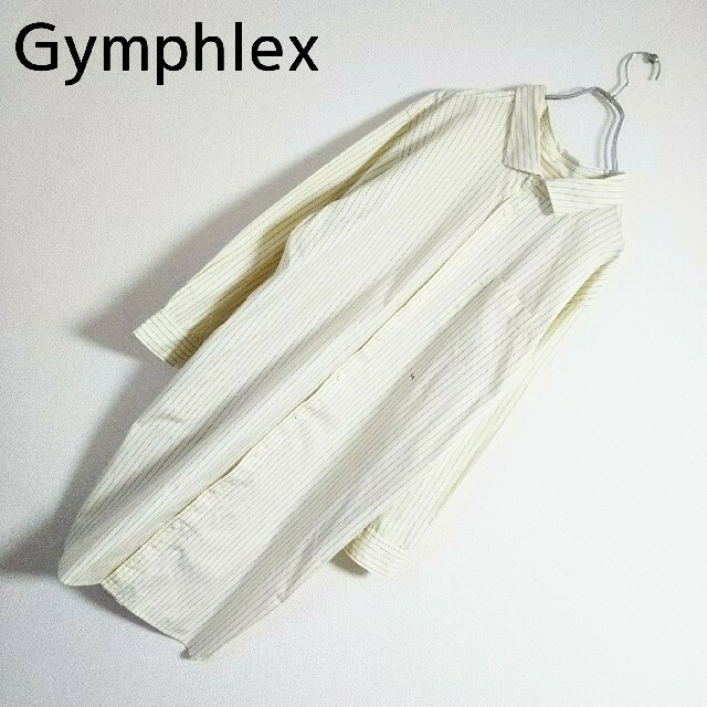 美品 Gymphlex  シャツワンピース 長袖