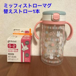 リッチェル(Richell)の（リッチェル）ストローマグ　320ml ミッフィー(その他)