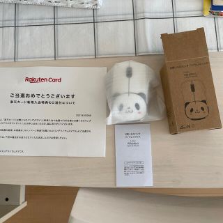 ラクテン(Rakuten)のお買い物パンダ　ワイヤレスマウス　新品未使用(PC周辺機器)