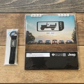 ジープ(Jeep)のJEEP ジープ　卓上カレンダー　キーホルダー　2点セット(カレンダー/スケジュール)