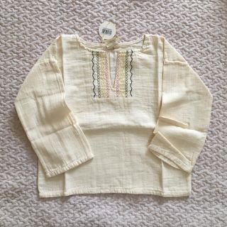 キャラメルベビー&チャイルド(Caramel baby&child )のmiiina様専用　LiiLU 刺繍スモックシャツ　embro shirt(ブラウス)