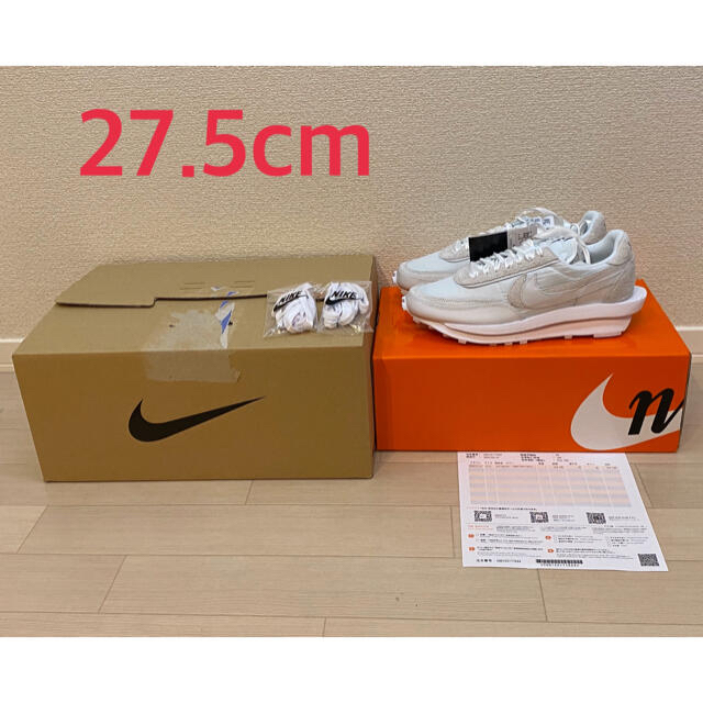 nike × sacai ホワイト 27.5cm