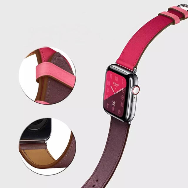 Apple Watch・交換用バンド・革バンド・レディース・メンズ・お洒落 スマホ/家電/カメラのスマホアクセサリー(その他)の商品写真