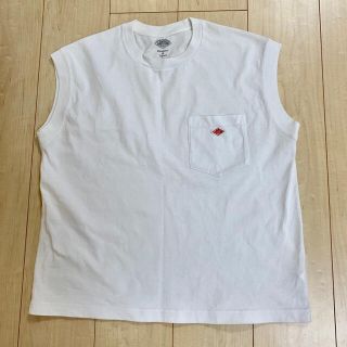 ダントン(DANTON)のダントン  ノースリーブＴシャツ  白(Tシャツ(半袖/袖なし))