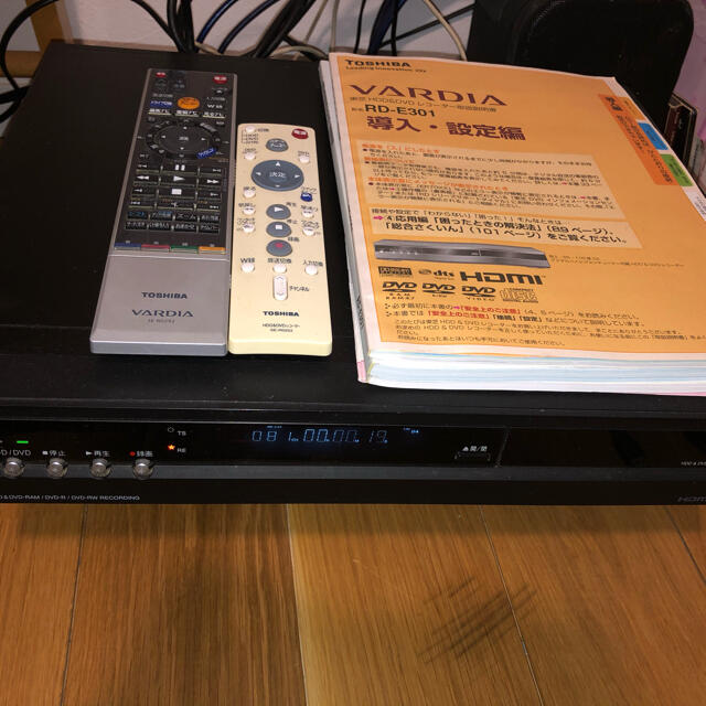 卸し売り購入 RD-E301 東芝　VARDIA - 東芝 HDD レコーダー DVD DVDレコーダー
