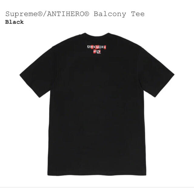 希少 XL Supreme ANTIHERO® Balcony Tee 1