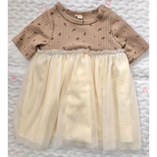 シマムラ(しまむら)のしまむら♡ワンピース チュニック トップス　シフォン  ベビー(ワンピース)