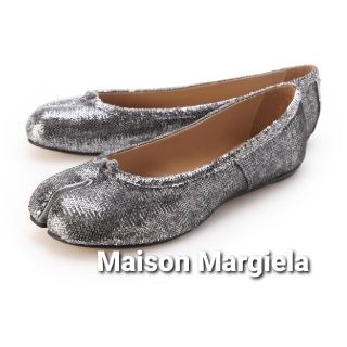 マルタンマルジェラ(Maison Martin Margiela)のメゾンマルジェラ　TABI タビ　パンプス　スパンコール　35 22.5cm(ハイヒール/パンプス)