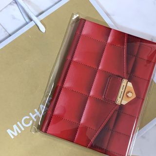 マイケルコース(Michael Kors)の【akane様専用】マイケルコース 手帳 スケジュール帳　ノート 赤　レザー風 (カレンダー/スケジュール)