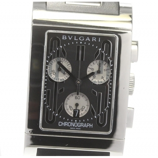 ブルガリ(BVLGARI)のブルガリ レッタンゴロ クロノグラフ RTC49S クォーツ メンズ 【中古】(腕時計(アナログ))