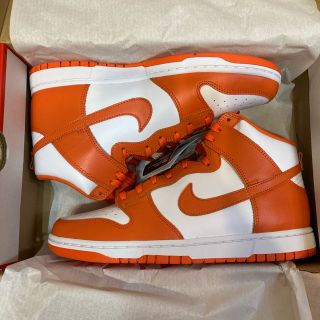 ナイキ(NIKE)のNIKE DUNK HIGH Orange  Blaze 27.5センチ(スニーカー)