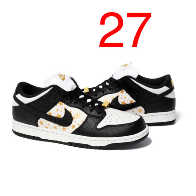 ダンクSupreme Nike SB Dunk Low 黒 27cm  送料込み