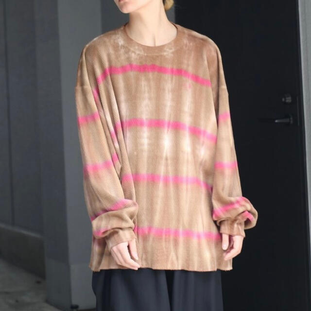 SUNSEA(サンシー)のDAIRIKU 21ss Tie-dye Thermal Tee メンズのトップス(Tシャツ/カットソー(七分/長袖))の商品写真