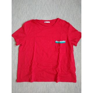 ザラ(ZARA)のZARA Tシャツ　レディースXL(Tシャツ(半袖/袖なし))