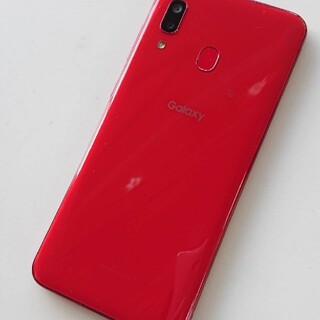 ギャラクシー(Galaxy)のシロロ様専用　Galaxy A30 Red 64 GB au simフリー(スマートフォン本体)