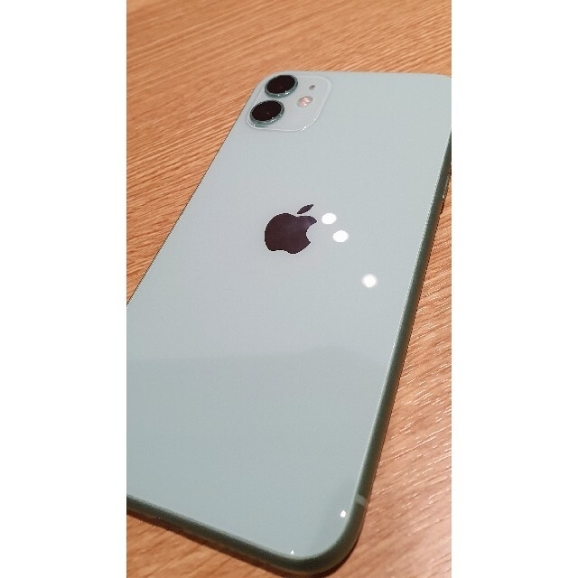 スマートフォン/携帯電話Apple iPhone 11  128gb green 超美品 値下げ