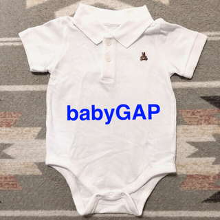ベビーギャップ(babyGAP)のベビー服どんどん出品❣️babyGAP  美品　ロンパース　ポロシャツ　70(ロンパース)