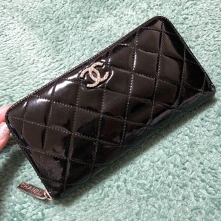 シャネル(CHANEL)のブリリアント♡ラウンドファスナー♡長財布♡正規品(財布)