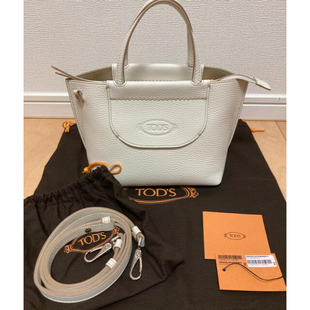 専用　TOD’S ショッピングバッグ　ミニ　ホワイトTOD