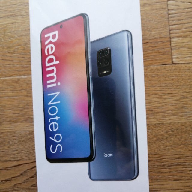 新品未開封 Redmi note 9S オーロラブルー 4+64GB