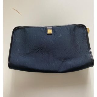 ChristianDior Blue Vintage  コスメポーチメイクポーチ