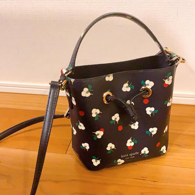 kate spade 2way小花柄ショルダーバッグ