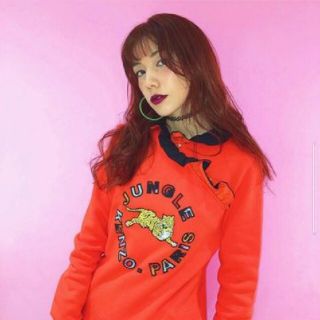 エイチアンドエム(H&M)のH&M × KENZO レタードトップ 仲里依紗(トレーナー/スウェット)