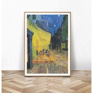 アクタス(ACTUS)のアートパズル🍋美品　世界の絵画　ゴッホ　夜のカフェテラス　世界最小パズル(その他)