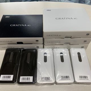 エーユー(au)のGRATINA 4G Simロック解除済み　新品未使用(携帯電話本体)