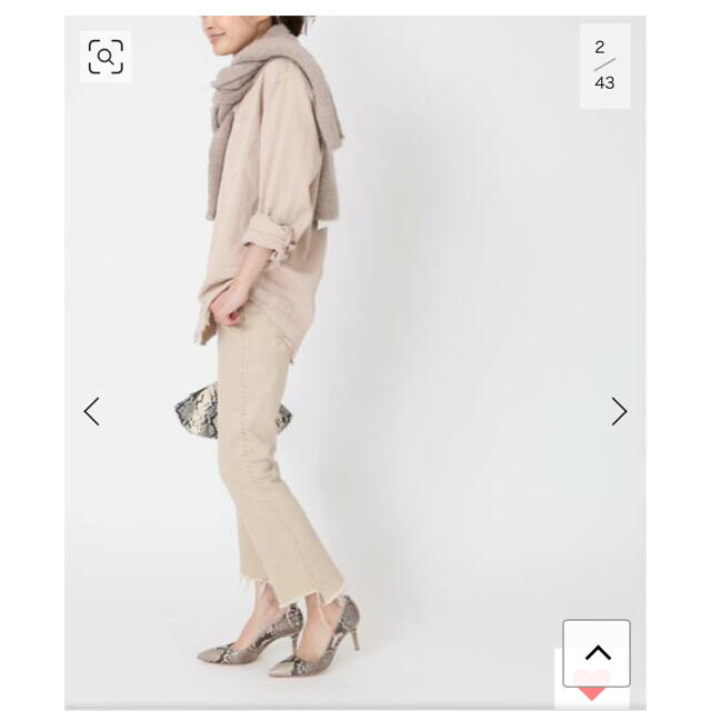 値下げ！MOTHER/マザー　BEIGE INSIDER CROP27