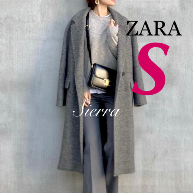 ZARA - 新品未使用 ZARA 完売レア✧︎ウール混紡コート オーバーサイズ