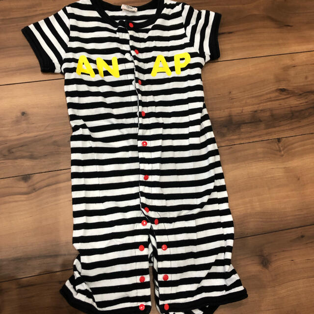 ANAP Kids(アナップキッズ)の値下　ANAP ベビーロンパース キッズ/ベビー/マタニティのベビー服(~85cm)(ロンパース)の商品写真