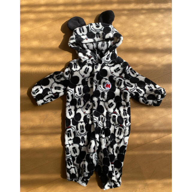 ミッキーマウス(ミッキーマウス)のミッキー　ロンパース　新生児 キッズ/ベビー/マタニティのベビー服(~85cm)(ロンパース)の商品写真