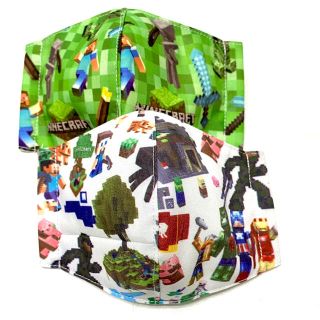 インナーマスク　子供用〈マイクラNo.20〉2枚セット(その他)
