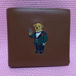 ポロラルフローレン(POLO RALPH LAUREN)のポロ　ラルフローレン　二つ折り財布　ポロベア　小銭入れ付き(折り財布)