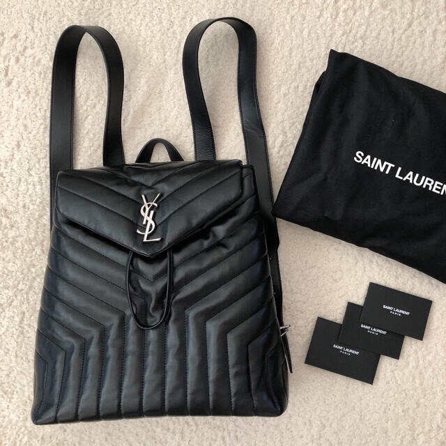 新品　SAINT LAURENT　サンローラン　バックパック　オールレザー