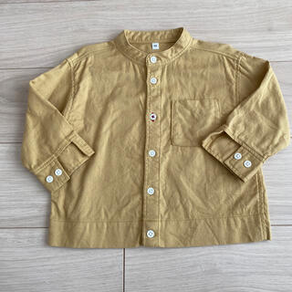 ムジルシリョウヒン(MUJI (無印良品))の無印良品 フランネル スタンドカラーシャツ 90cm (Tシャツ/カットソー)