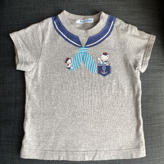 ファミリア(familiar)の⑦ ファミリア　現行品　セーラー　Tシャツ　90  半袖(Tシャツ/カットソー)