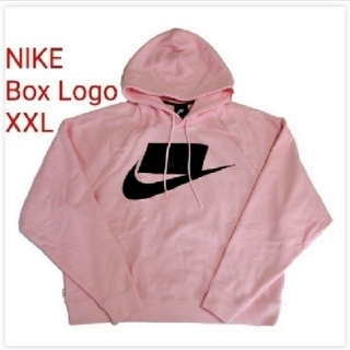 ナイキ(NIKE)の☆2XL Nike box logo バレンタイン限定　プルオーバー フーディ (パーカー)