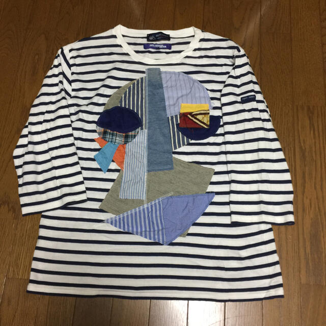 Junya MAN ボーダーT セントジェームス パッチワーク Tシャツ+カットソー(七分+長袖)