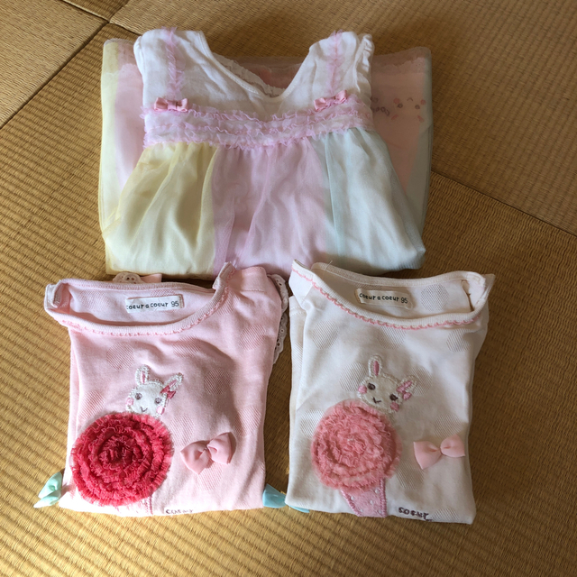 coeur a coeur(クーラクール)の🎀専用出品です🎀 キッズ/ベビー/マタニティのキッズ服女の子用(90cm~)(Tシャツ/カットソー)の商品写真