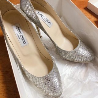 値下げJIMMYCHOO ジミーチュウ　キラキラパンプス 36