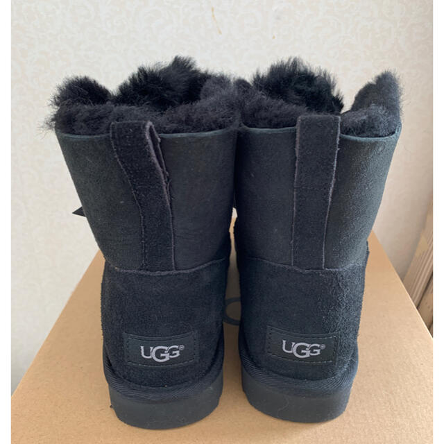 ◆新品未使用◆UGG W GITA  BOW MINI◆BLACK 6 23㎝